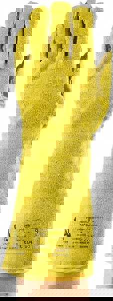 Series 43-216 Welding Gloves: Size X-Large, Cowhide Leather, for Assembly Operation, Bonding, Metalworking, Riveting & Welding